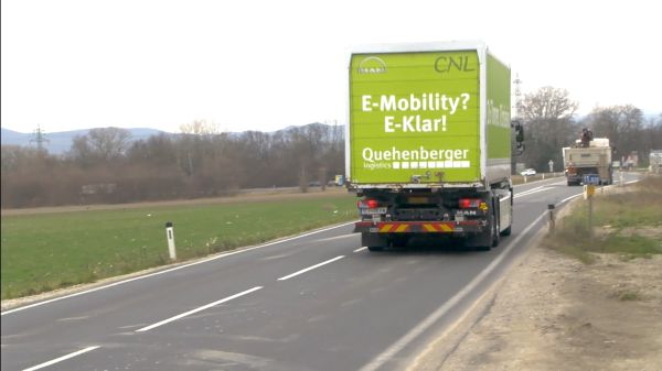 26 t -Elektro-LKW-Prototyp im Verteilerkehr-Praxistest eines österreichischen Logistikunternehmens, Mitglied des Councils für nachhaltige Logistik.